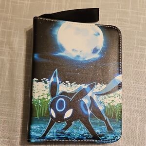 Pokemon Binder With 50 4 Pocket Sleeves, Zip Closure & Wrist Strap NEW